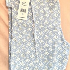 Vineyard Vines Blue and White Kids Leggings
